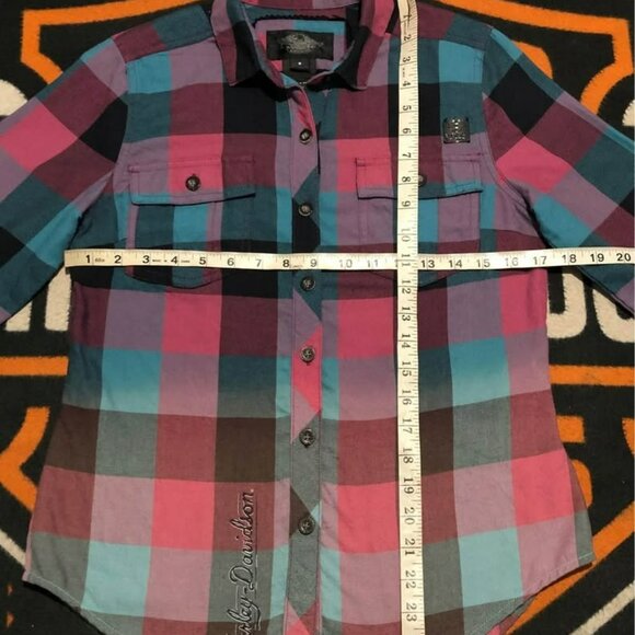 Harley-Davidson Button Shirt Small Women, Cowgirl Style - Picture 7 of 7
